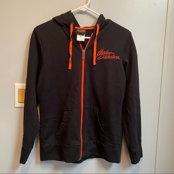 Harley-Davidson Sweaters - Harley Davidson Hooded Sweater Size Small